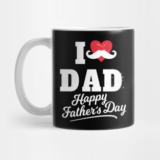 I Heart Dad Happy Father's Day Best Dad In The World Best Father Mug